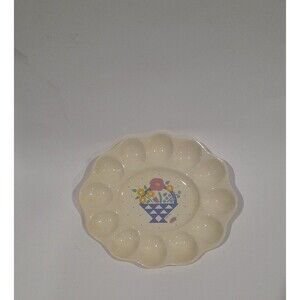 Vintage Treasure Craft Egg Plate